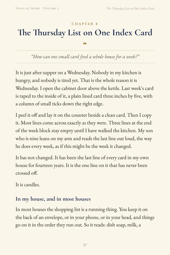 Volume I page